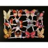 Lámina de cromos troquelados alemanes EF 7408 · Mariposas ·
