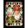 Lámina de cromos troquelados alemanes EF 7410 · San Nicolás ·