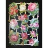 Lámina de cromos troquelados alemanes EF 7411 · Flores ·