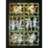 Lámina de cromos troquelados alemanes EF 7420 · Adornos Navidad ·