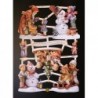 Lámina de cromos troquelados alemanes EF 7506 · Navidad ·