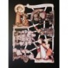 Lámina de cromos troquelados alemanes EF 7507 · Niños y Ángeles ·