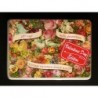 Preciosa Caja de Metal con Cromos Troquelados n. 4 · SAN VALENTIN FLORAL ·