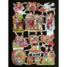 Lámina de cromos troquelados alemanes EF 7004 · Cuentos ·